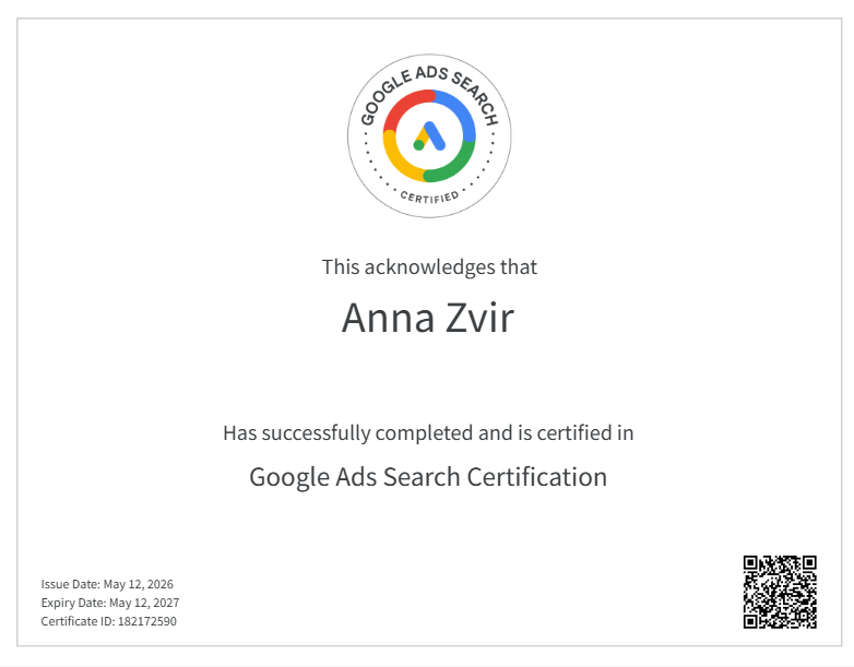 Google Certificate